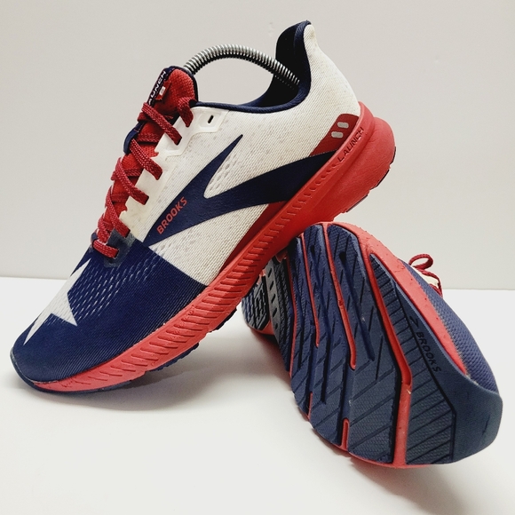 Brooks Shoes - Brooks Launch 8 Shoes Women’s Texas Star Flag USA Running 1203451B621 Size 10